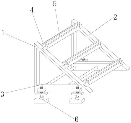 一种屋顶光伏施工用支架的制作方法