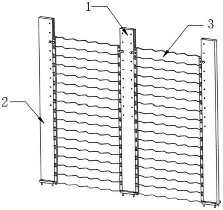 一种绿色环保经济型波形钢板料仓隔墙的制作方法