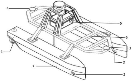一种可模块化更换任务载荷的水文探测无人艇