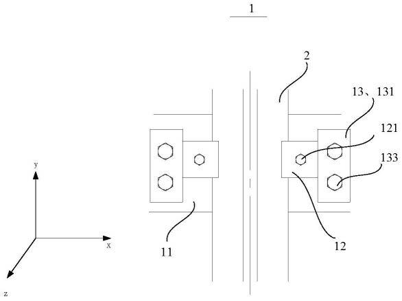 电梯导轨的固件组件、电梯导轨组件及电梯设备的制作方法