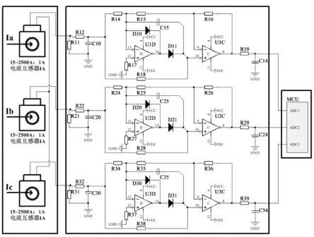 一种三相电流采样电路的制作方法