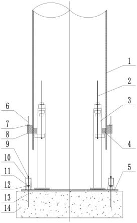 一种倒装防倾覆锁止施工装置及方法与流程