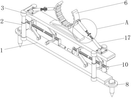 一种用于化工管道的便于使用型支撑装置的制作方法