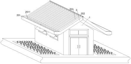 一种绿色建筑屋顶排水结构的制作方法