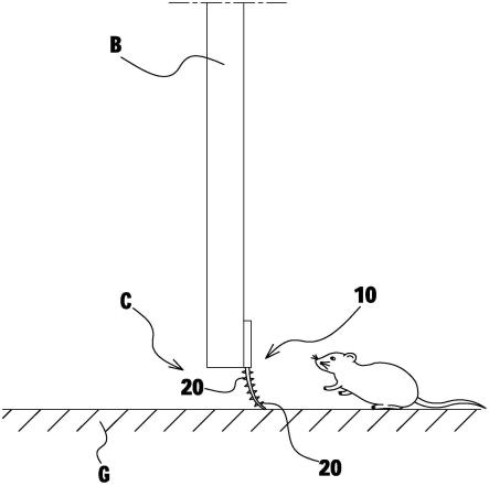阻鼠装置的制作方法