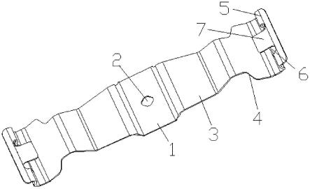 一种结构对称的弹簧片的制作方法