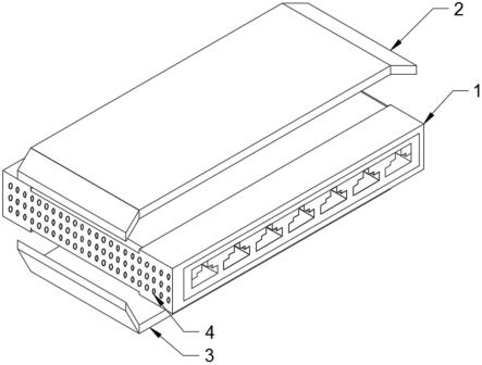 一种具有防护结构的通信交换机的制作方法