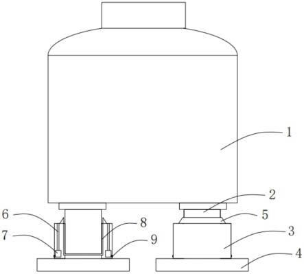 一种冷却水塔防水基座施工安装结构的制作方法