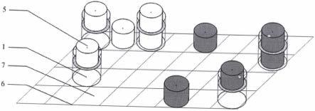 一种盛放棋子的棋托的制作方法