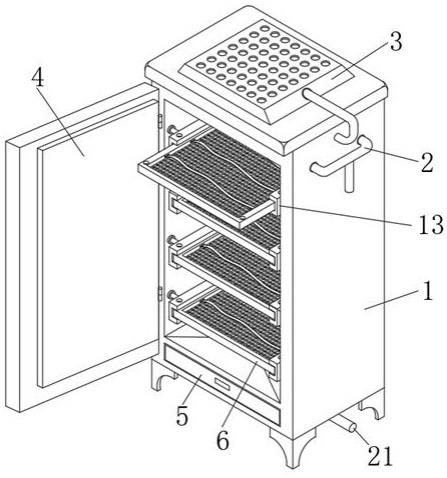 一种畜牧兽医用品消毒贮存容器的制作方法