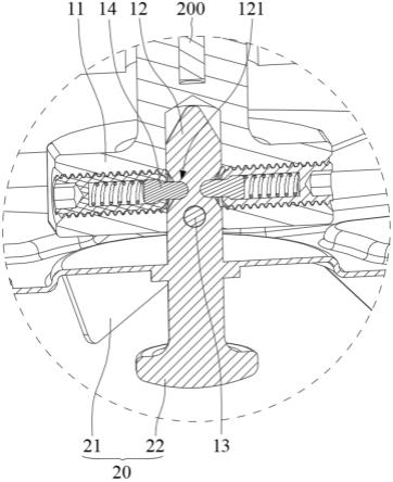 风扇组件和空气炸锅的制作方法