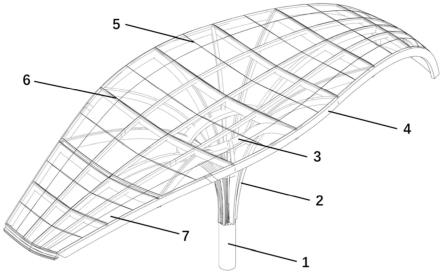 一种骨架膜结构的屋顶系统的制作方法