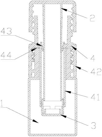 一种具有双仓结构的容器的制作方法