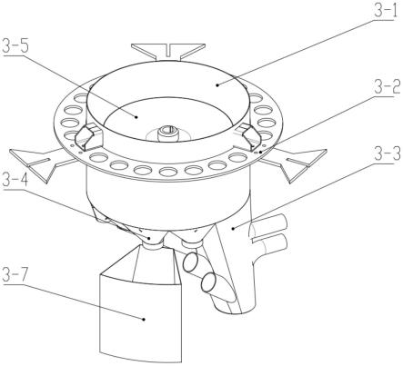 现场收粮分样器用缩分装置的制作方法