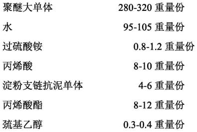 一种磷酸酯类抗泥保坍减水剂的制作方法