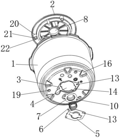 一種電壓力鍋的外鍋承壓與控溫器安裝結構的製作方法