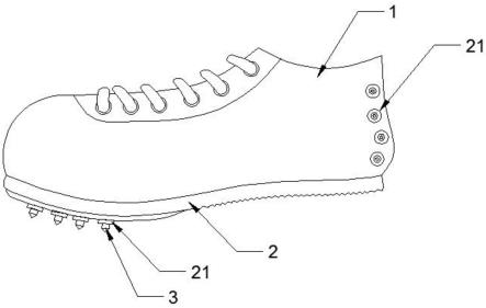 一种可便于更换的运动鞋底的制作方法
