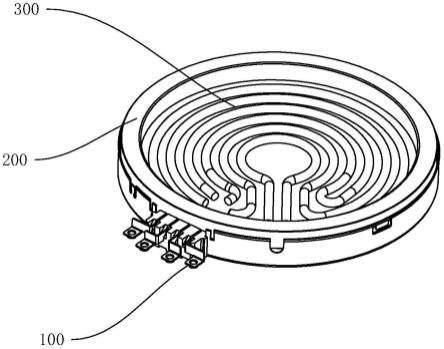 一种电陶炉盘的接线端子结构的制作方法