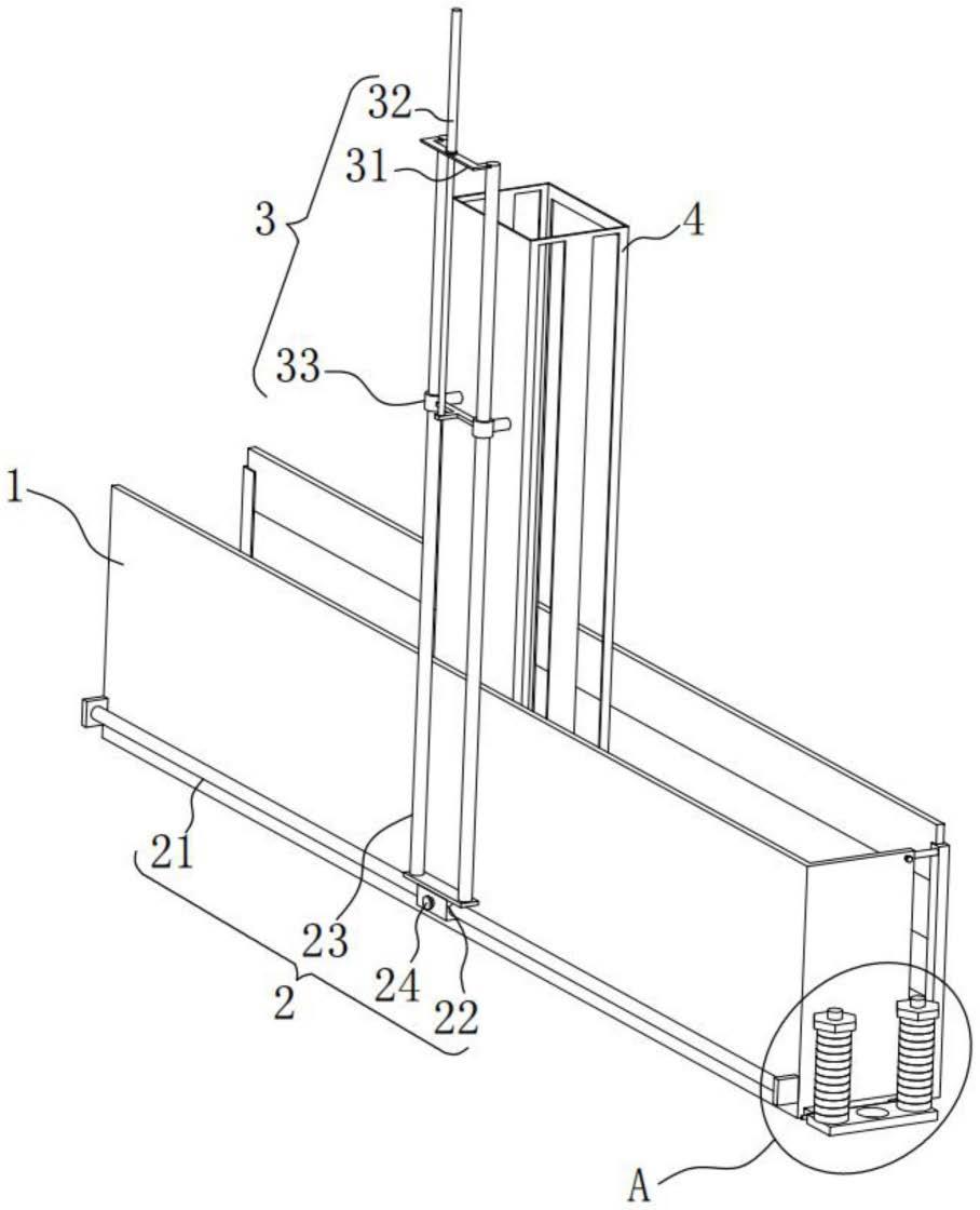 一种基于BIM技术对屋顶围墙进行砌筑的砌墙装置的制作方法