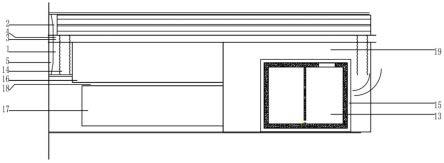 一种占用河道结构全断面围堰断河不断流结构的制作方法