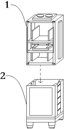 一种防火降温的电力机柜的制作方法