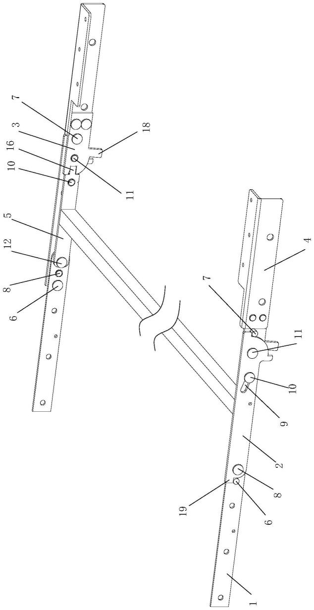 铁架折叠结构的制作方法