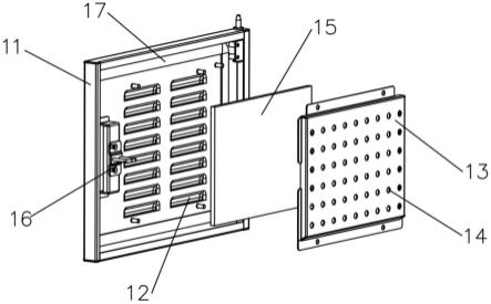 充电柜的仓门结构和充电柜的制作方法