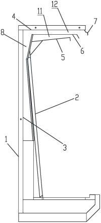 一种具有双风道循环出风结构的风幕柜的制作方法