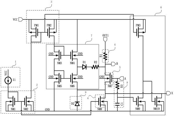 电压钳位电路、马达驱动芯片及电压钳位控制方法与流程