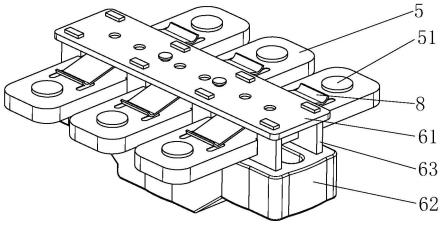 一种继电器的推动部件与动导电片连接结构及电磁继电器的制作方法
