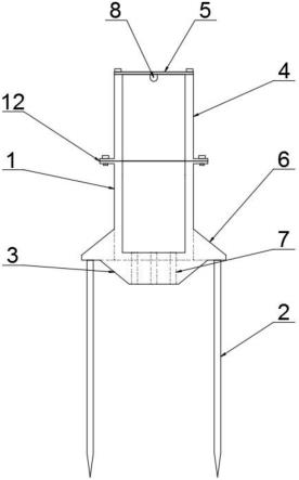 一种农产品生长土壤湿度监测传感器固定机构的制作方法