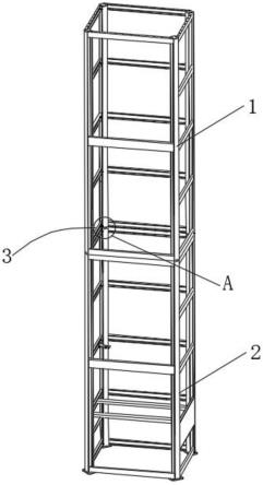 一种加装电梯钢结构框架的法兰连接结构的制作方法