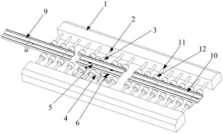 一种发动机缸体产线辊道传输结构的制作方法