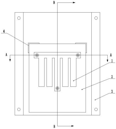 一种氮氧传感器芯片侧面电极印刷装夹装置的制作方法