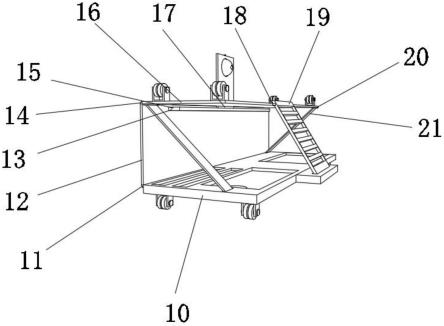 一种高层建筑伸缩缝工具式水平安全防护装置的制作方法