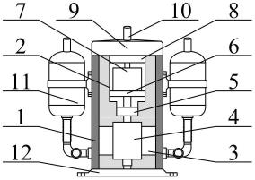 一种可使用不同环保制冷剂的复叠式压缩机的制作方法