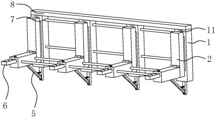 屋面大跨度挑檐施工设备的制作方法