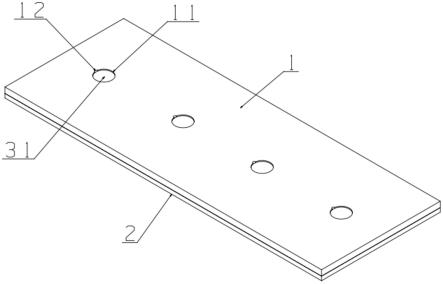 一种耐磨板紧固结构的制作方法