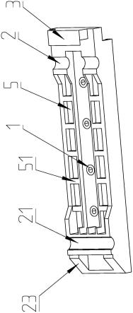 一种建材倒角机专用双向定位空心前链板的制作方法