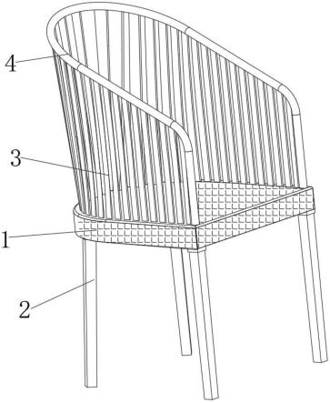 一种携带轻便的可拆式藤椅的制作方法