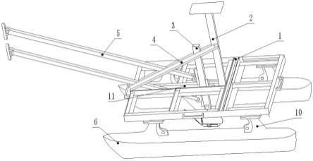 一种明渠超声多普勒测量船及安装固定装置的制作方法