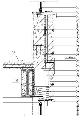 一种承载窗户的外挂式横装夹心墙板结构及房屋建筑的制作方法