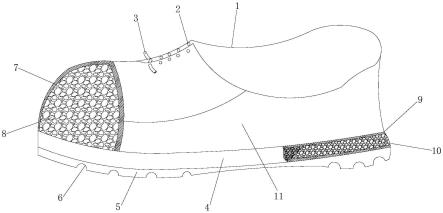 一种防护性好的劳保鞋的制作方法