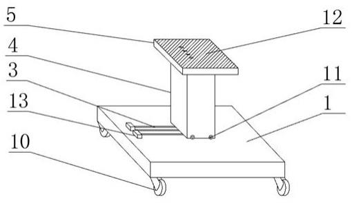 一种移动式可折叠自动麻将桌桌腿的制作方法