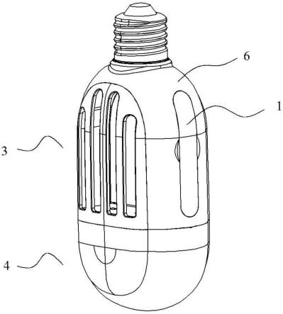 一种粘捕式灭蚊灯泡的制作方法