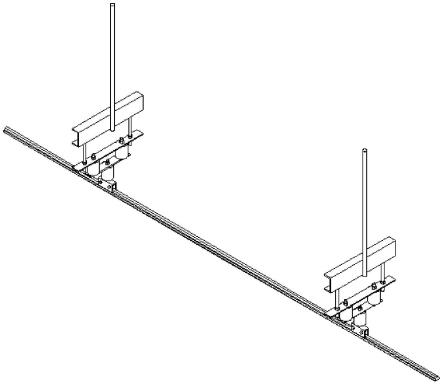 一种井下巷道架空线悬吊支架的制作方法