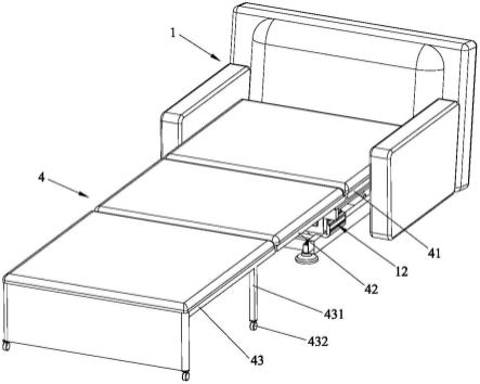 一种智能电动折叠的多功能沙发床的制作方法