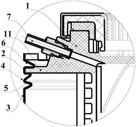 一种后空气弹簧防尘罩的制作方法