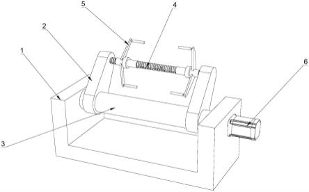 一种可调式瓦楞纸生产用原纸托架的制作方法