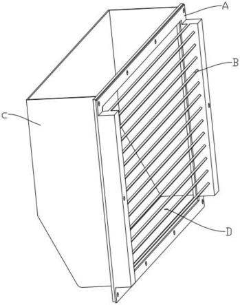 电机消音箱的折弯式出风窗的制作方法